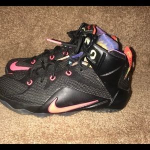 LeBron 12s kids shoes size 4Y